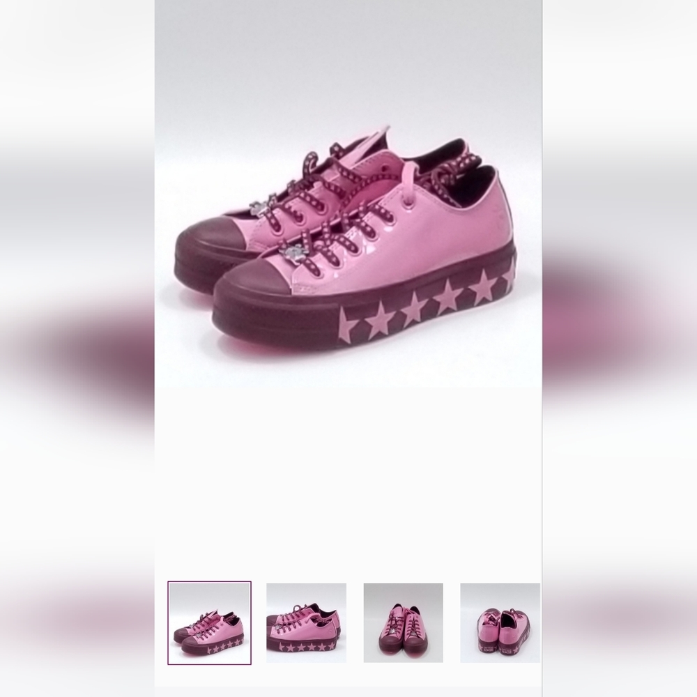 Converse Miley Cyrus CTAS Lift platform Ox  used once fits size 8
